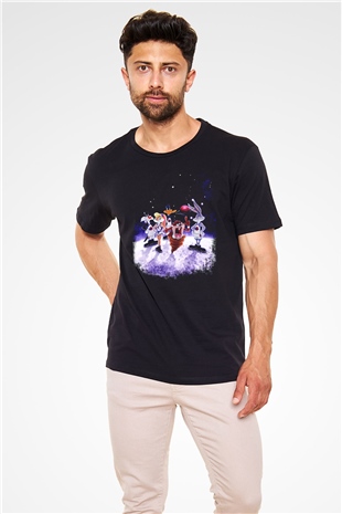 Space Jam Siyah Unisex Tişört