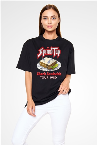 Spinal Tap Siyah Oversize Tişört