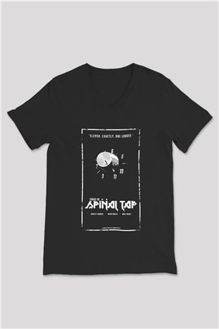 Spinal Tap Siyah Unisex V Yaka Tişört