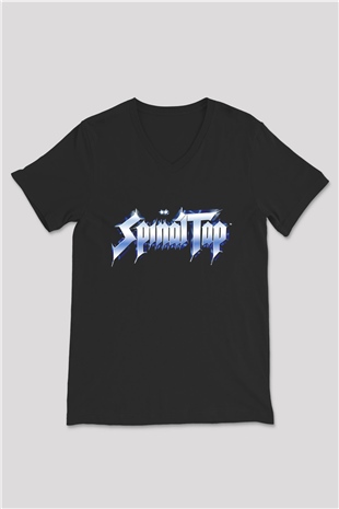 Spinal Tap Siyah Unisex  V Yaka Tişört