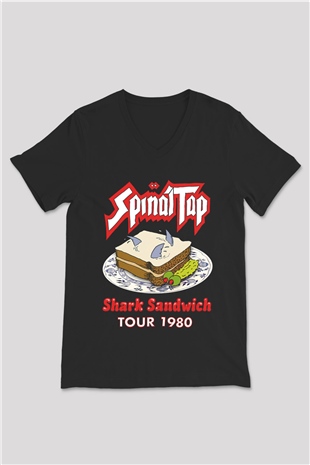 Spinal Tap Siyah Unisex  V Yaka Tişört