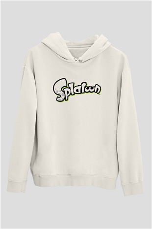 Splatoon Beyaz Unisex Hoodie
