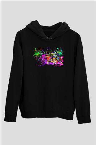 Splatoon Siyah Unisex Hoodie