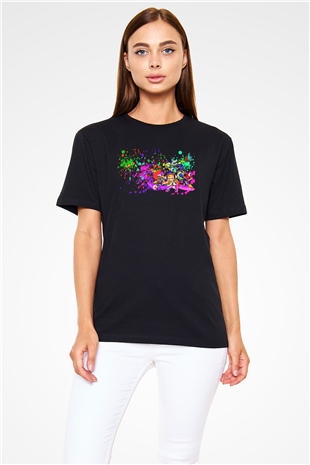 Splatoon Siyah Unisex Tişört T-Shirt