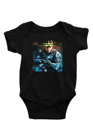 Splinter Cell Siyah Bebek Body - Zıbın