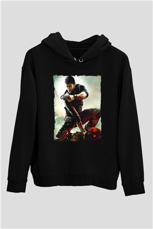 Splinter Cell Siyah Unisex Hoodie