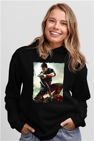 Splinter Cell Siyah Unisex Hoodie