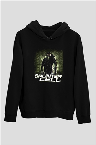 Splinter Cell Siyah Unisex Hoodie