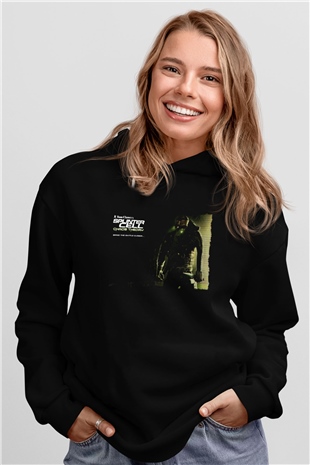 Splinter Cell Siyah Unisex Hoodie