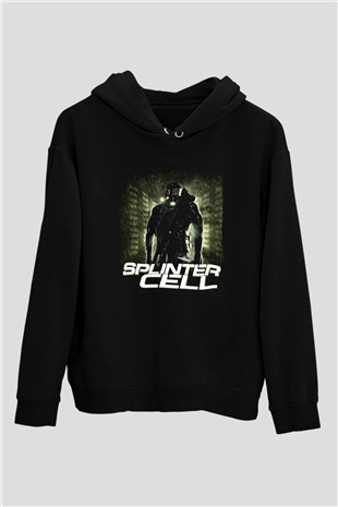 Splinter Cell Siyah Unisex Hoodie