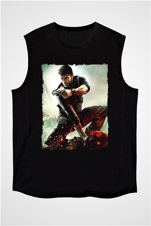 Splinter Cell Siyah Unisex Kolsuz Tişört
