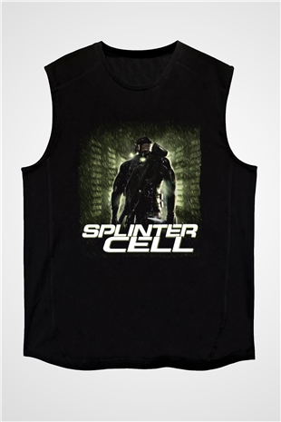 Splinter Cell Siyah Unisex Kolsuz Tişört