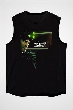 Splinter Cell Siyah Unisex Kolsuz Tişört