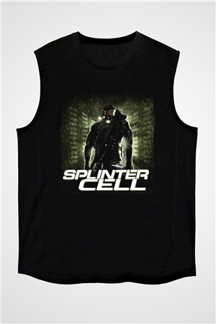 Splinter Cell Siyah Unisex Kolsuz Tişört