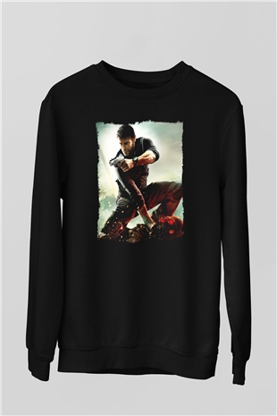 Splinter Cell Siyah Unisex Sweatshirt
