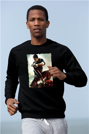 Splinter Cell Siyah Unisex Sweatshirt