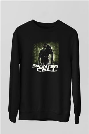 Splinter Cell Siyah Unisex Sweatshirt