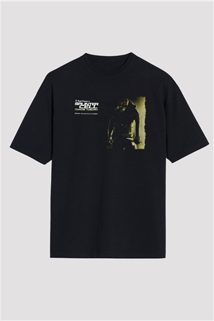 Splinter Cell Siyah Oversize Tişört Oversize T-shirt