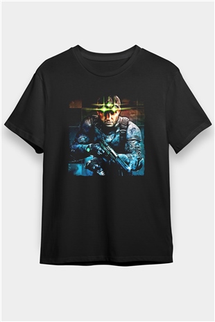 Splinter Cell Siyah Unisex Tişört T-Shirt