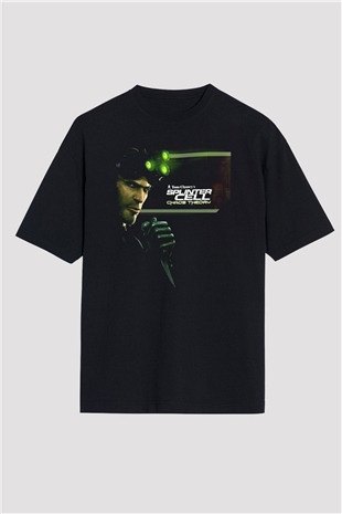 Splinter Cell Siyah Oversize Tişört Oversize T-shirt