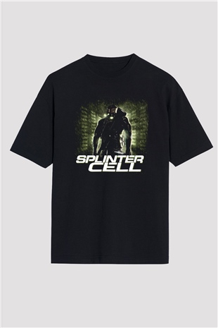 Splinter Cell Siyah Oversize Tişört Oversize T-shirt
