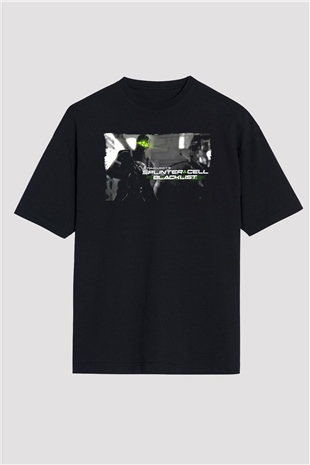 Splinter Cell Siyah Oversize Tişört Oversize T-shirt