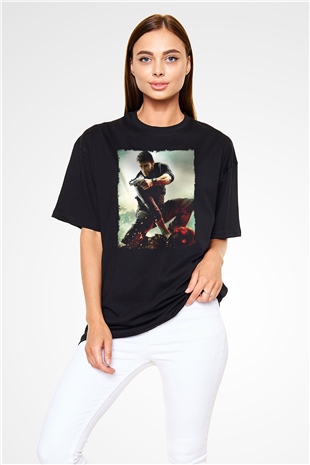 Splinter Cell Siyah Oversize Tişört Oversize T-shirt