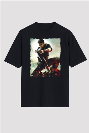 Splinter Cell Siyah Oversize Tişört Oversize T-shirt