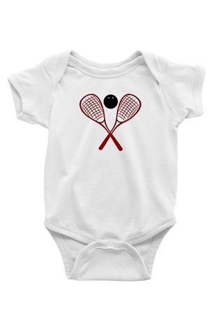 Squash Baskılı Beyaz Bebek Body - Zıbın