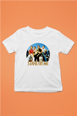 Stand by Me Beyaz Unisex  Çocuk Tişört