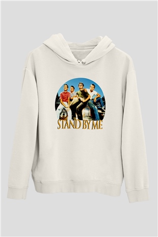 Stand by Me Beyaz Unisex Hoodie