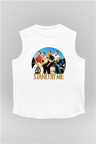 Stand by Me Beyaz Unisex  Kolsuz Tişört