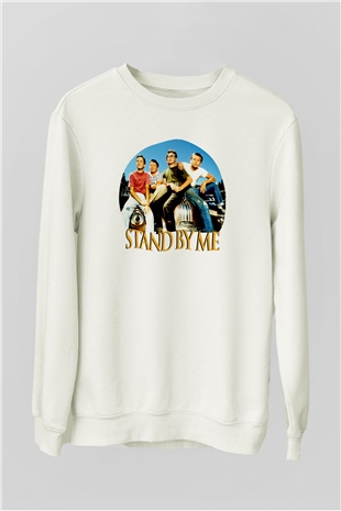 Stand by Me Beyaz Unisex  Sweatshirt