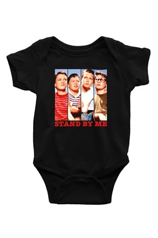 Stand by Me Siyah Bebek Body - Zıbın