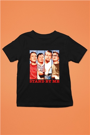 Stand by Me Siyah Unisex  Çocuk Tişört