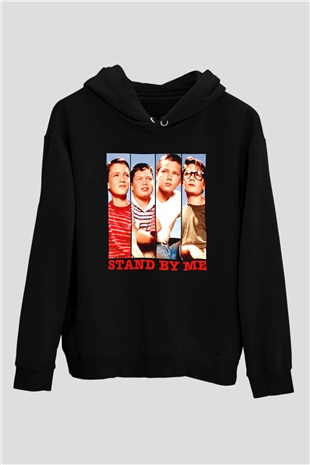 Stand by Me Siyah Unisex Hoodie