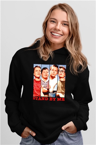 Stand by Me Siyah Unisex Hoodie
