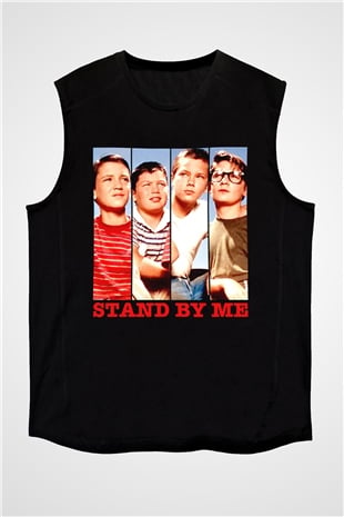 Stand by Me Siyah Unisex  Kolsuz Tişört