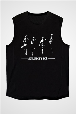 Stand by Me Siyah Unisex  Kolsuz Tişört
