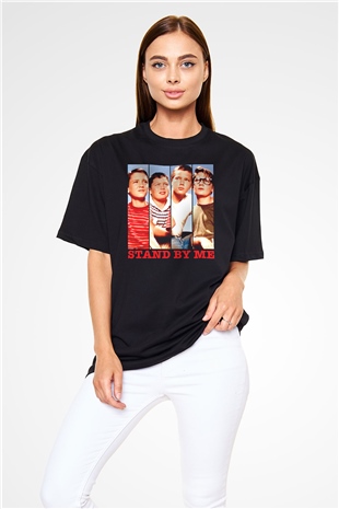 Stand by Me Siyah Oversize Tişört