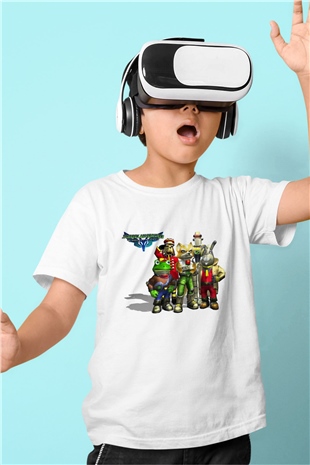 Star Fox Beyaz Unisex Çocuk Tişört