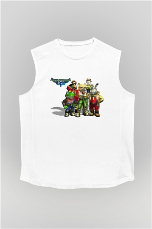 Star Fox Beyaz Unisex Kolsuz Tişört