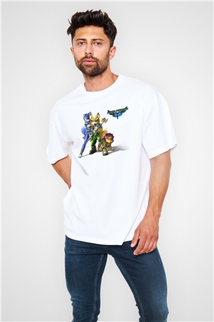 Star Fox Beyaz Oversize Tişört Oversize T-shirt