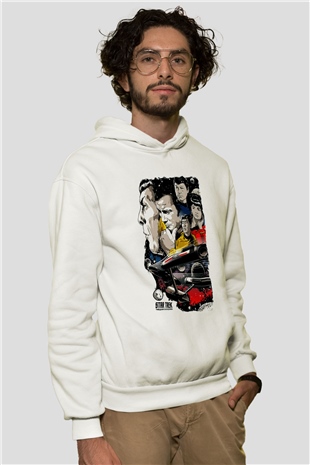 Star Trek Beyaz Unisex Hoodie