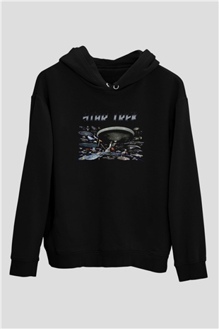 Star Trek Siyah Unisex Hoodie