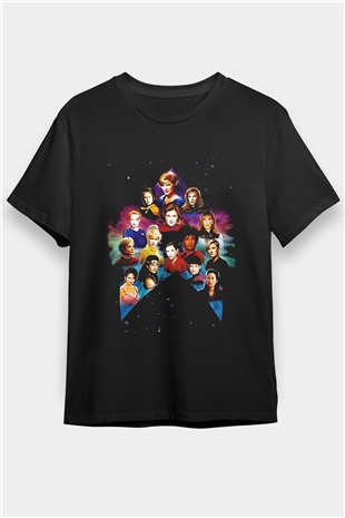 Star Trek Siyah Unisex Tişört T-Shirt