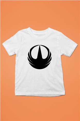 Star Wars Baskılı Beyaz Unisex Çocuk Tişört