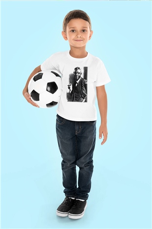 Star Wars Baskılı Beyaz Unisex Çocuk Tişört