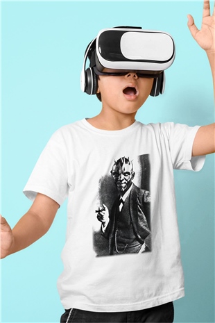 Star Wars Baskılı Beyaz Unisex Çocuk Tişört