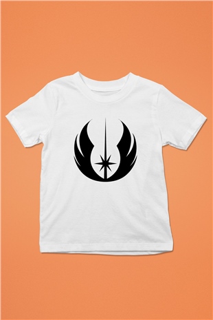 Star Wars Baskılı Beyaz Unisex Çocuk Tişört